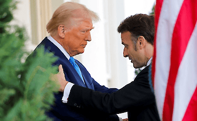 Дональд Трамп и Эмманюэль Макрон