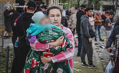 В Харькове российская ракета попала в многоэтажку: 1 погибший, 54 пострадавших