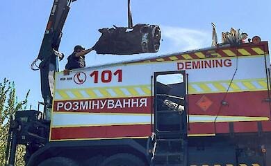 Фрагменти ракети виявили в Оболонському районі Києва: що відомо