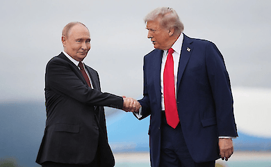В. Путін і Д. Трамп на Алясці, 2025