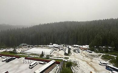 Українські Карпати накрило снігом 24 серпня 