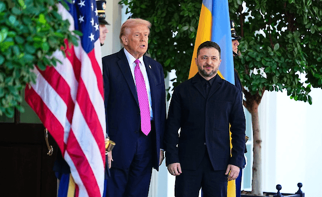 Британська газета The Telegraph випустила карикатуру на президента Зеленського після його поїздки до Вашингтона