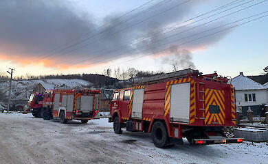 На Закарпатті загорілася труба магістрального газопроводу