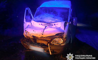 На Полтавщині в ДТП маршрутки та вантажівки постраждали чотири людини