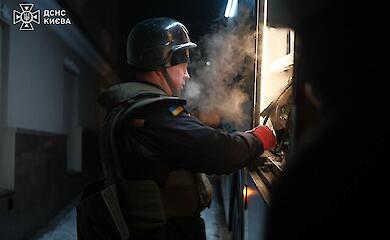 У столиці в лютий мороз російські терористи залишили значну частину людей без тепла