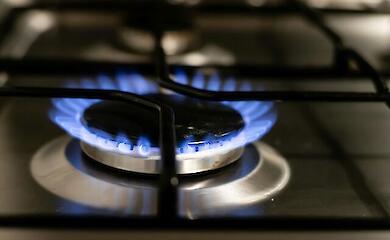 Увімкнена газова плита