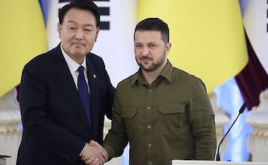 Владимир Зеленский и Юн Сок Йоль – встреча президентов Укрвині и Южной Кореи, июль 2026 года