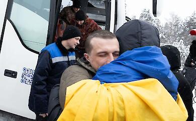 Українці, звільнені з російського полону