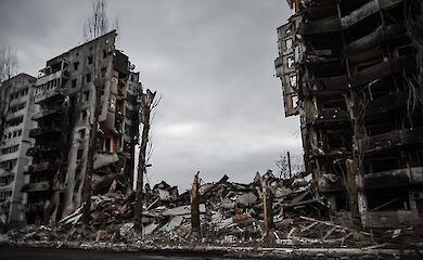Бородянка, Украина – последствия атак России и оккупации, 2022 год