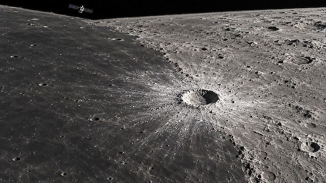 NASA виявило на Місяці новий кратер завширшки 222 метри