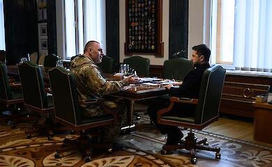 Володимир Зеленський (праворуч) і Василь Малюк