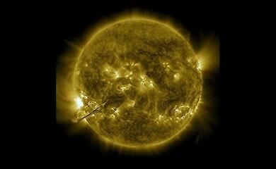 Солнце на изображении обсерватории Solar Dynamics Observatory, опубликованном NASA
