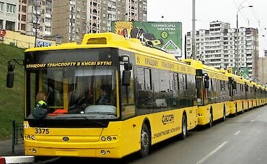 У ніч з неділі на понеділок популярні тролейбуси в Києві змінять рух