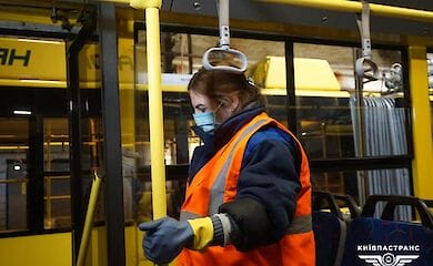 У столиці дезінфікують громадський транспорт 
