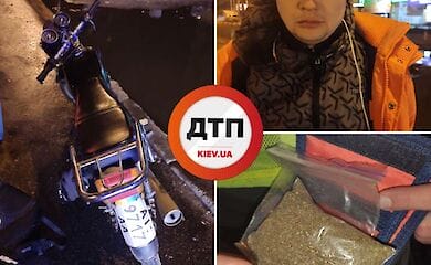 У столиці у п'яного мотоцикліста знайшли наркотики
