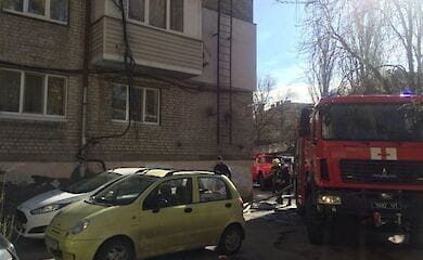 В Киеве дети без присмотра устроили пожар