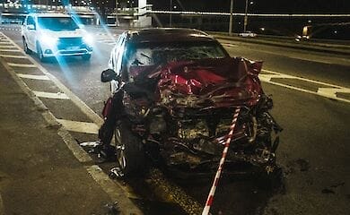 Возле столичного моста Метро произошло смертельное ДТП