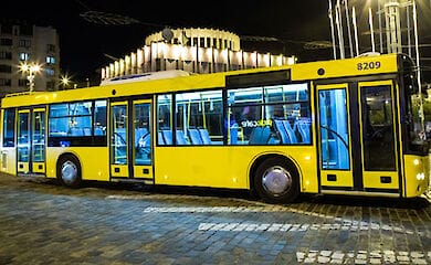 В столице следить за количеством пассажиров в автобусах будут полицейские