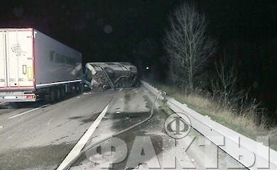 Під Києвом на Одеській трасі сталася масштабна ДТП
