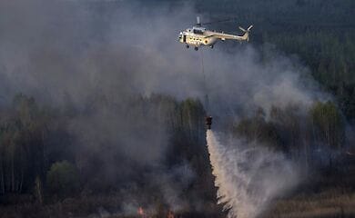 Полиция задержала парня, который устроил поджег в зоне ЧАЭС